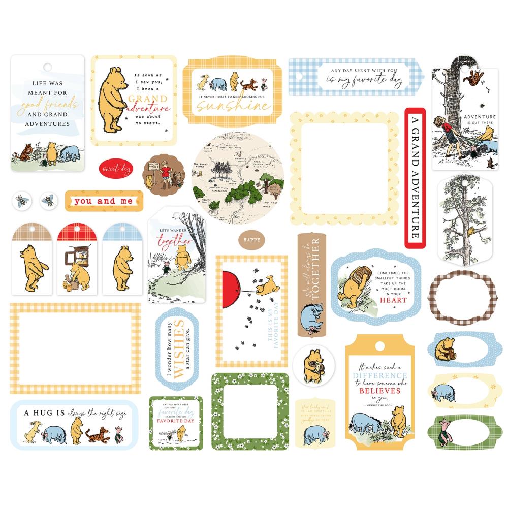 Echo Park Winnie The Pooh Frames And Tags wtp363025 Detailed Product Image