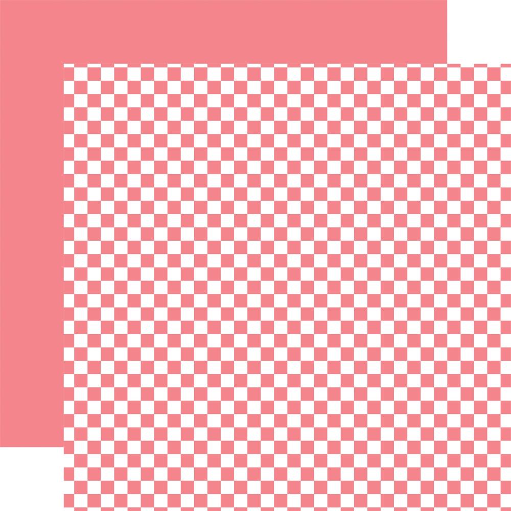 Echo Park Summer Checkerboard 12 x 12 Collection Kit csu373016 Watermelon