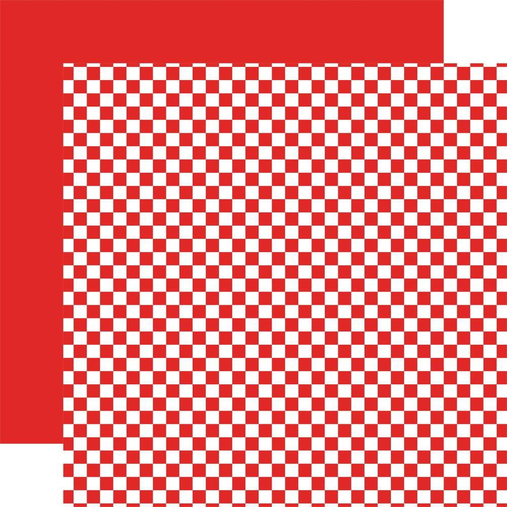 Echo Park Summer Checkerboard 12 x 12 Collection Kit csu373016 Cherry Red