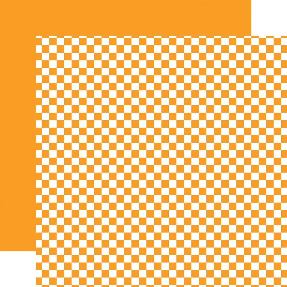 Echo Park Summer Checkerboard 12 x 12 Collection Kit csu373016 Tangerine