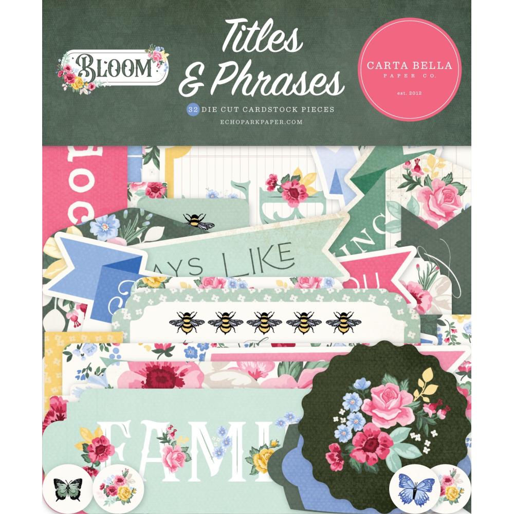 Carta Bella Bloom Titles And Phrases cbbl366032
