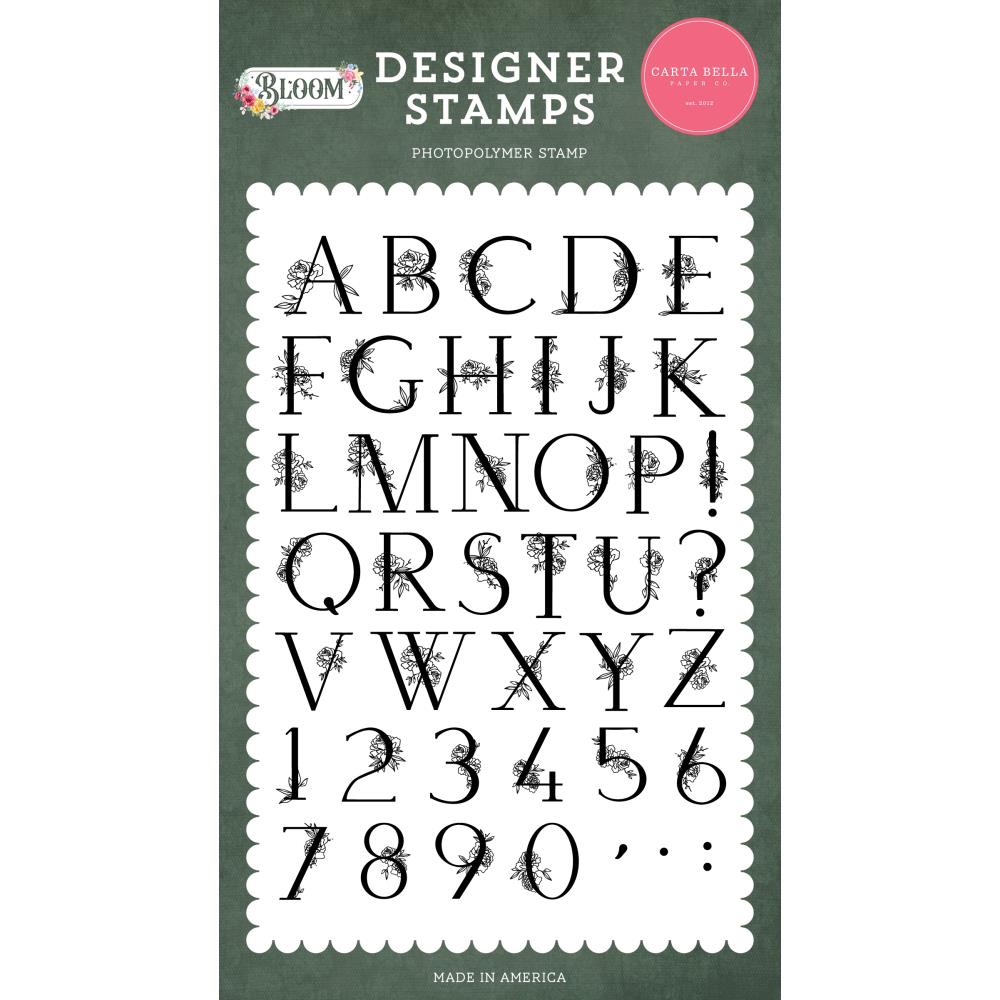Carta Bella Floral Alphabet Clear Stamps cbbl366043