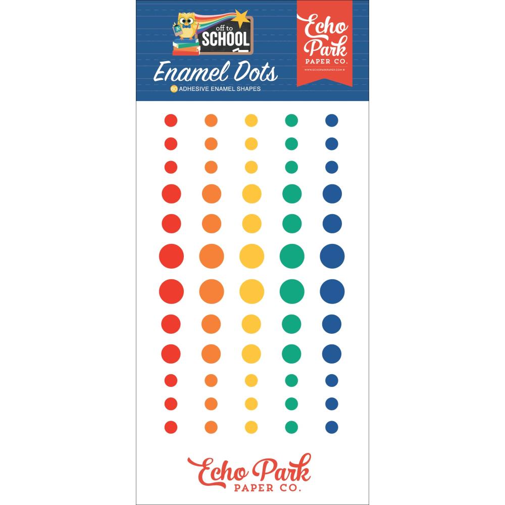 Echo Park Off To School Enamel Dots ots370028
