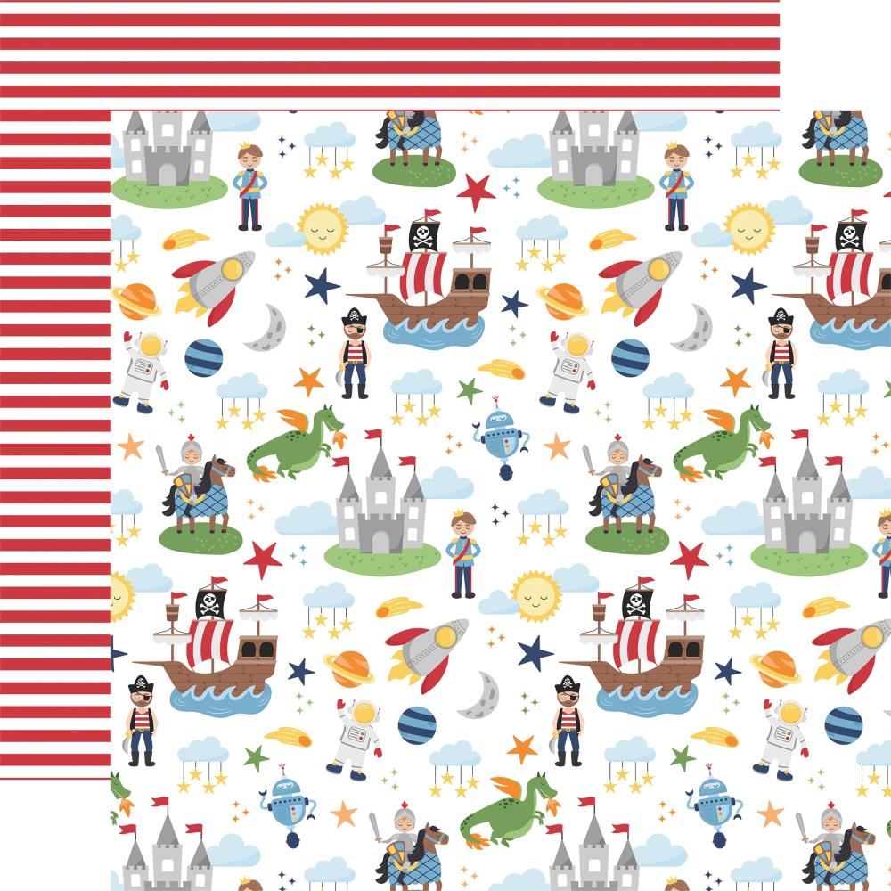 Echo Park My Little Boy 12 x 12 Collection Kit mlb357016 Dreaming Of Adventure