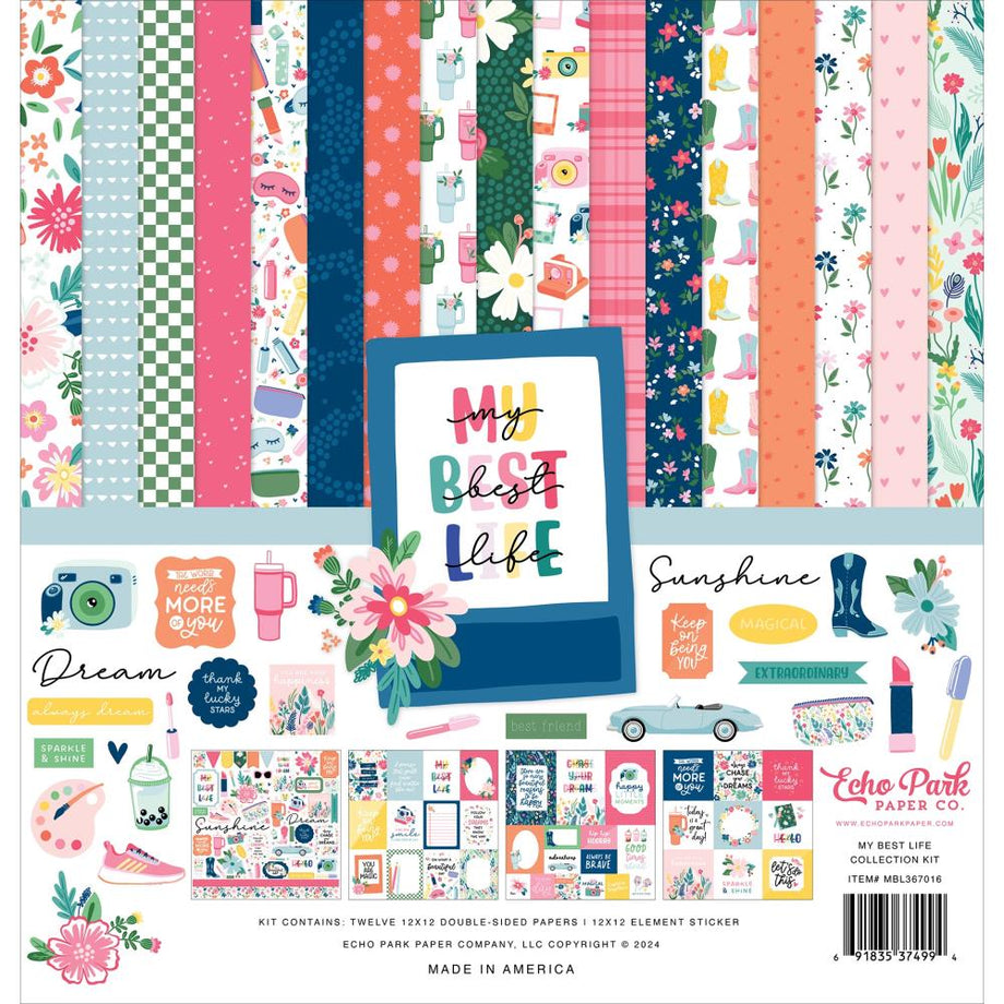 Echo Park My Best Life 12 x 12 Collection Kit mbl367016 – Simon 