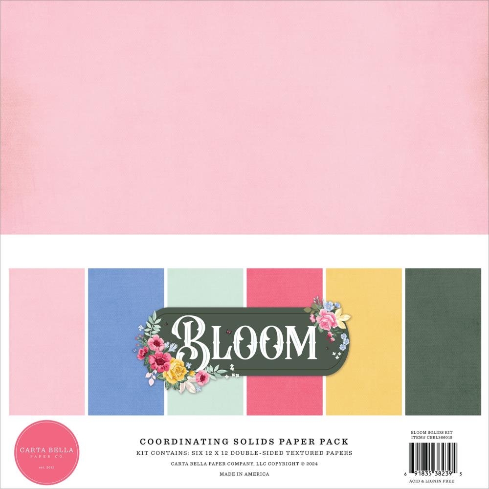 Carta Bella Bloom 12 x 12 Solids Kit cbbl366015