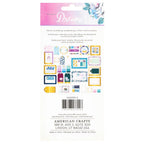 American Crafts Dreamer Journaling Ephemera Pack 34025913 back