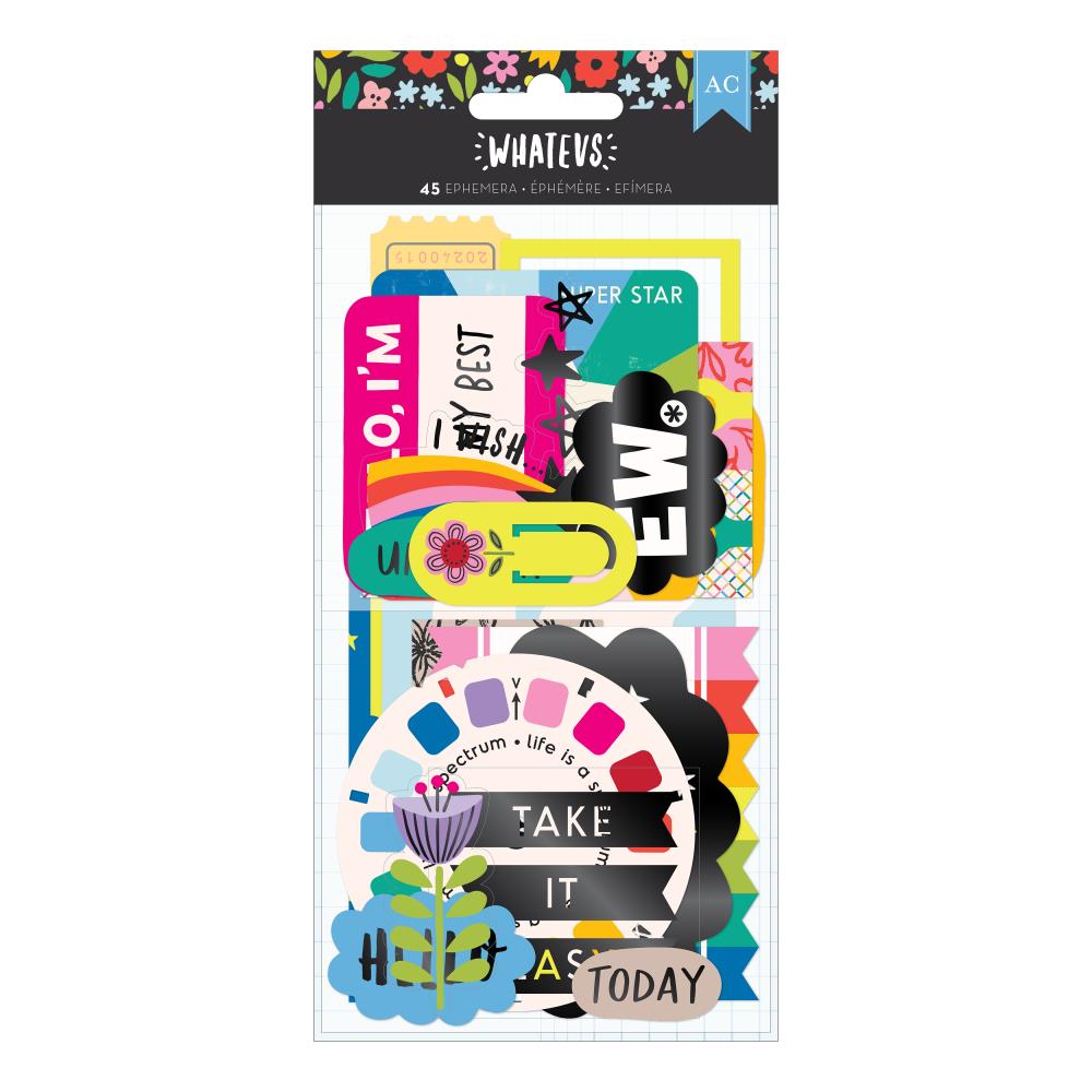 American Crafts Whatevs Journaling Ephemera Pack 34030594