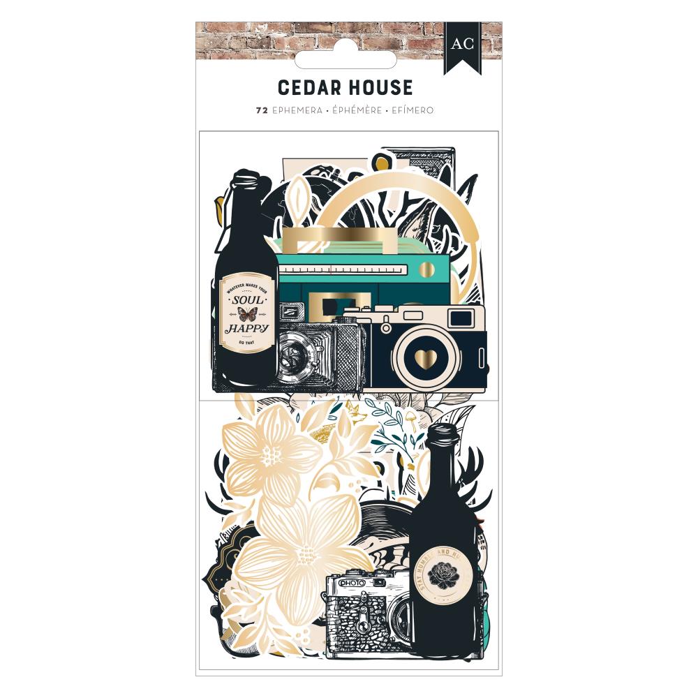 American Crafts Cedar House Icon Ephemera Pack 34030346