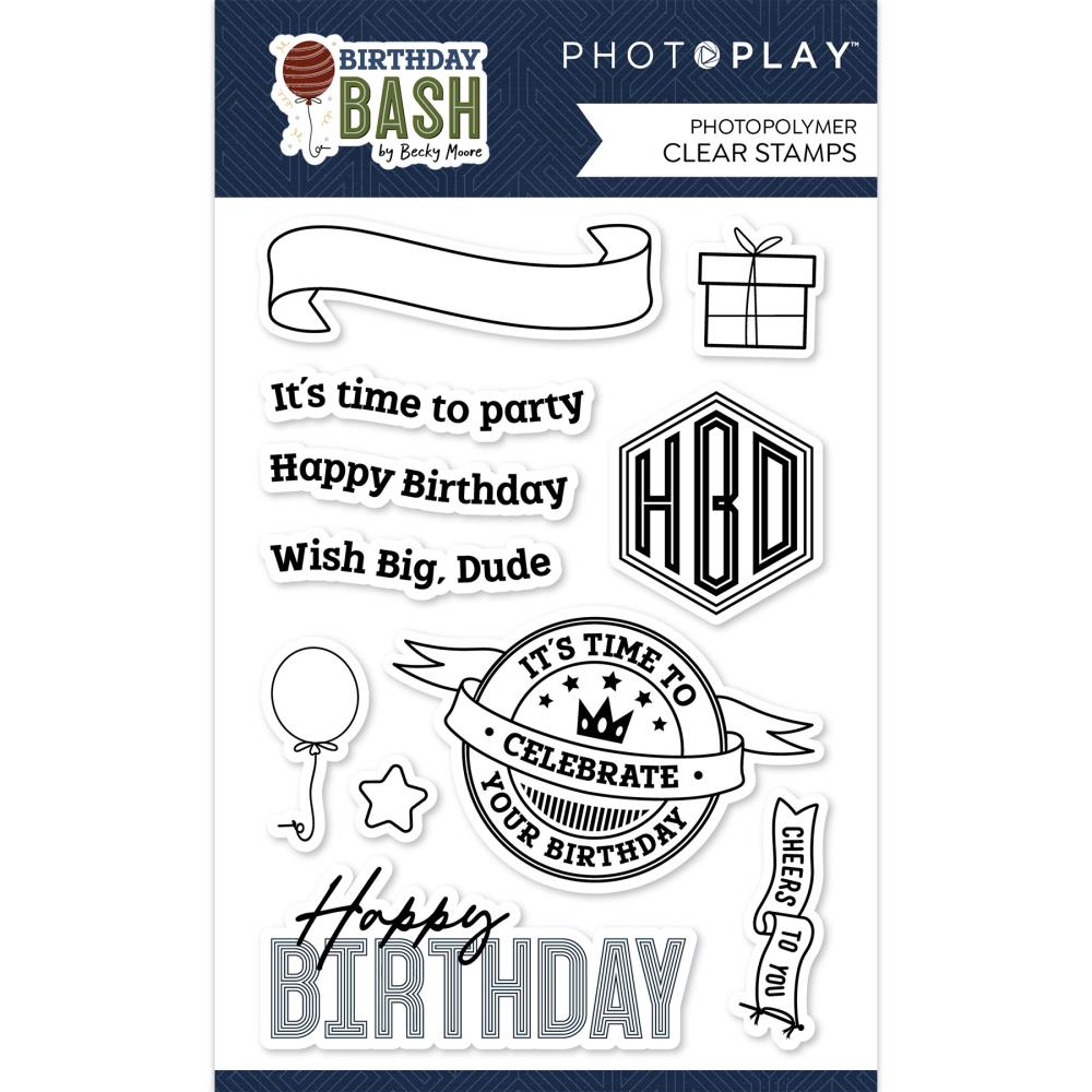 Photoplay Birthday Bash Clear Stamps bba4440