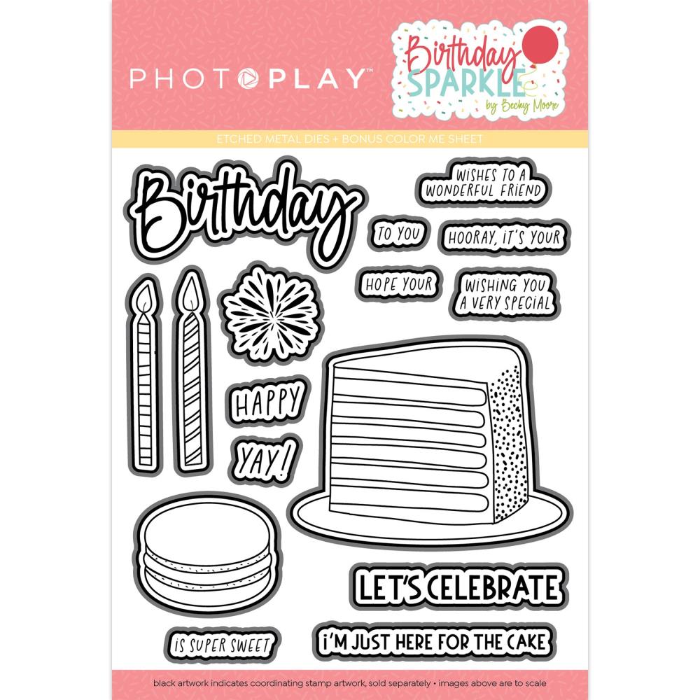 Photoplay Birthday Sparkle Dies bsp4428