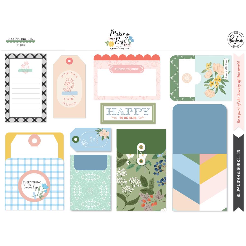 Pinkfresh Studio Making The Best Of It Journaling Bits 223324