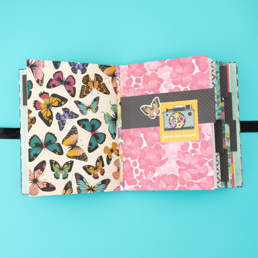 American Crafts April and Ivy 6 x 8 Paper Pad 34025589 butterfly