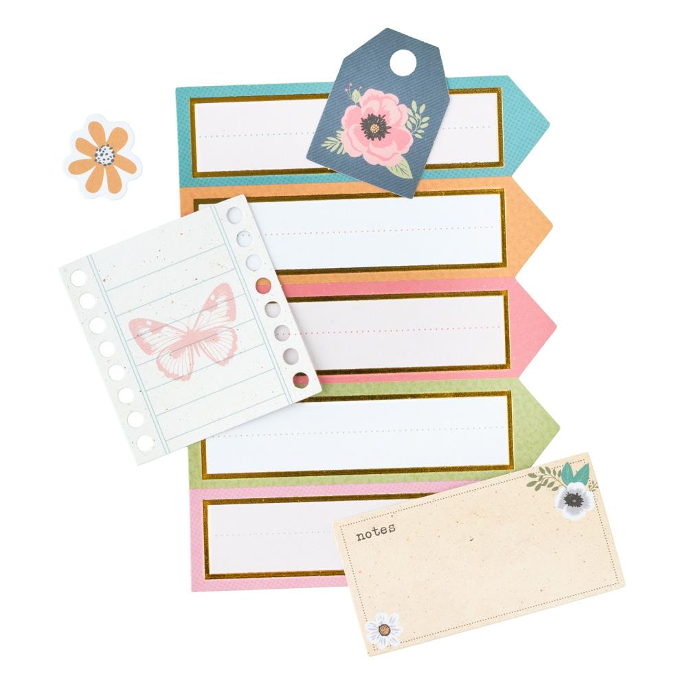 American Crafts April and Ivy Journaling Ephemera Pack 34025586 tags