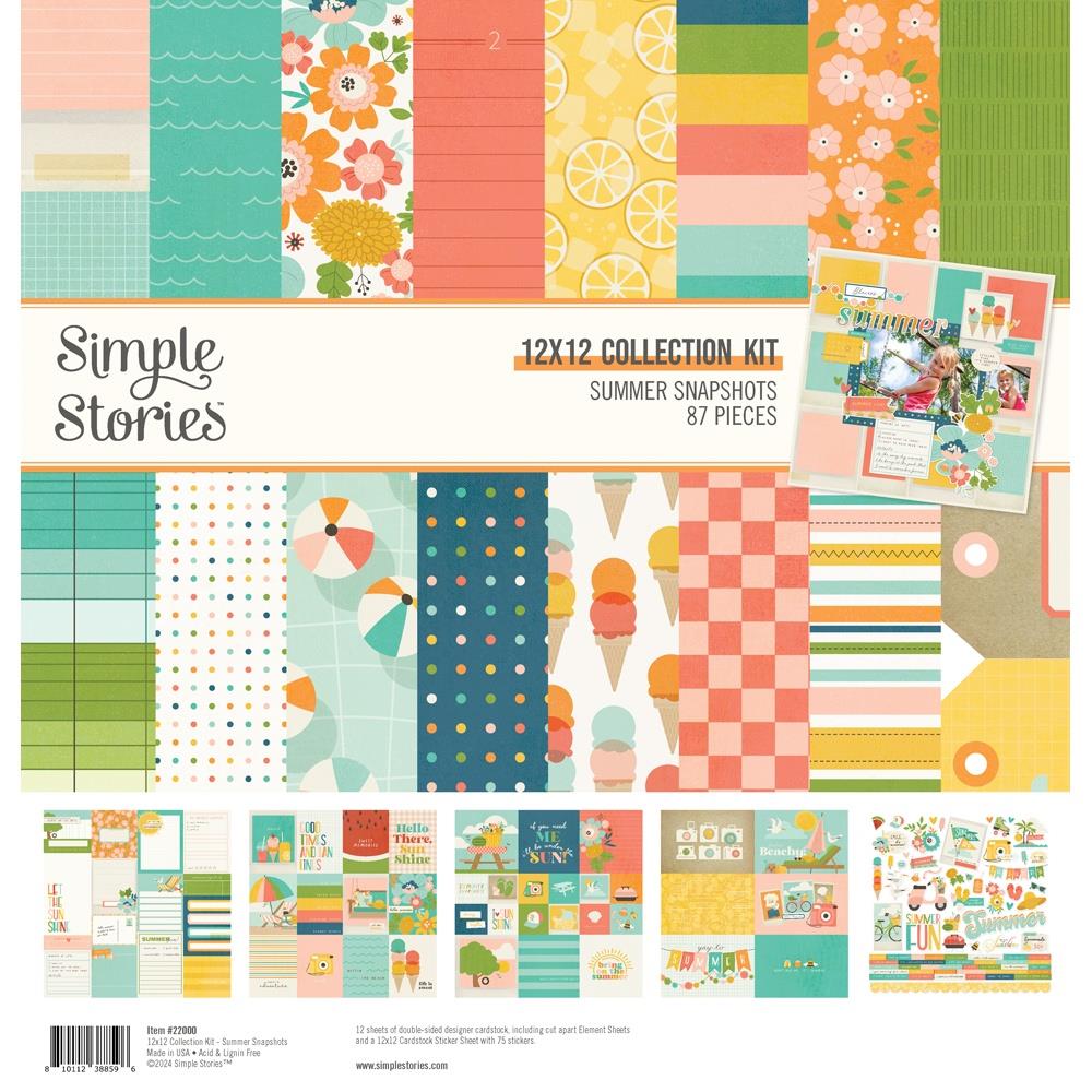 Simple Stories Summer Snapshots 12 x 12 Collection Kit 22000