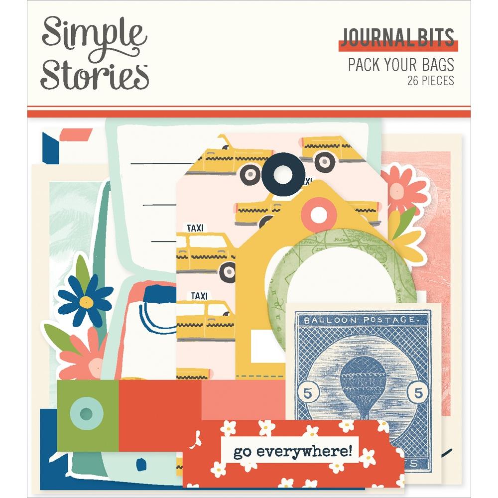 Simple Stories Pack Your Bags Journal Bits And Pieces 22119