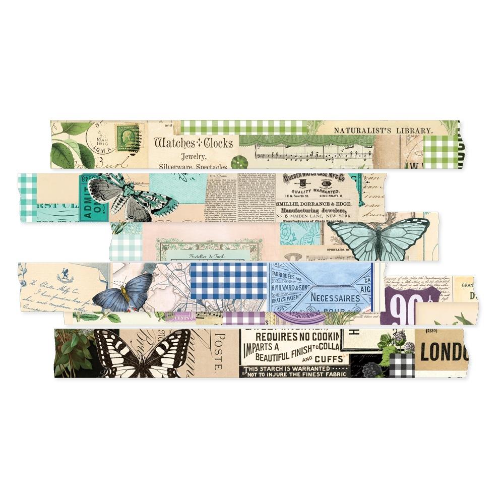 Simple Stories Vintage Essentials Color Palette Cool Washi Tape 22245 Nature Images