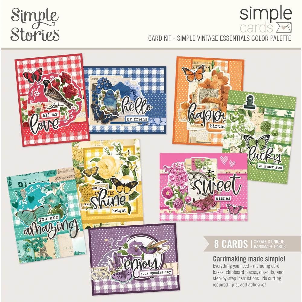 Simple Stories Vintage Essentials Color Palette Card Kit 22247