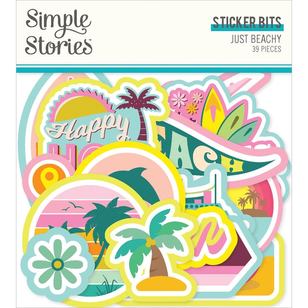 Simple Stories Just Beachy Sticker Bits And Pieces 22321