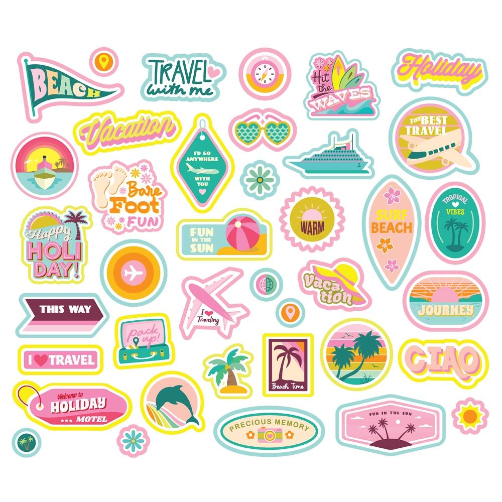Simple Stories Just Beachy Sticker Bits And Pieces 22321 Detailed Product View