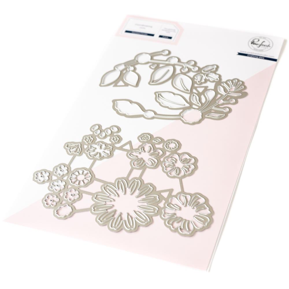 Pinkfresh Studio Stylized Florals Dies 228124