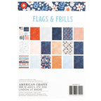 American Crafts Flags And Frills 6 x 8 Paper Pad 34030312 back
