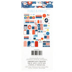 American Crafts Flags And Frills Journaling Ephemera Pack 34030321 back