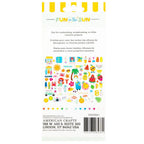American Crafts Fun In The Sun Icon Ephemera Pack 34030661 back