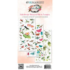 49 and Market Kaleidoscope Botanical Rub On Transfer Set kal-27198
