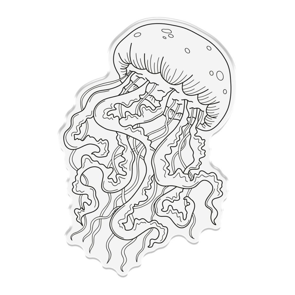 Crafter's Companion Joyful Jellyfish Stamp And Die s-eo-std-jojf Alternate View