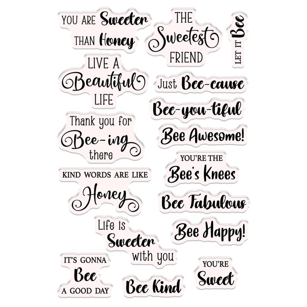 Crafter's Companion Sweet Sentiments Clear Stamps ng-hs-ca-st-swse Encouraging Sentiments