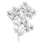 Crafter's Companion Honeysuckle Flower Clear Stamp ng-hs-ca-st-hofl Secondary Image