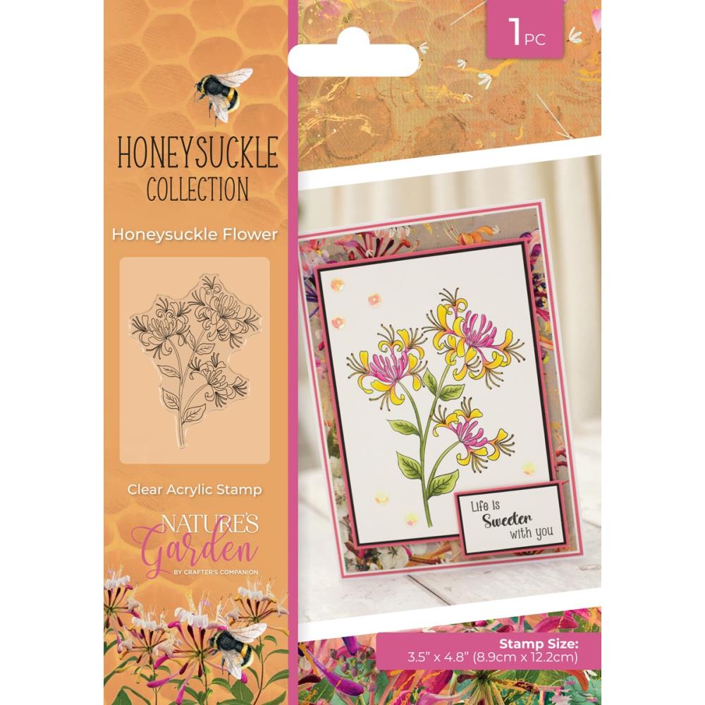 Crafter's Companion Honeysuckle Flower Clear Stamp ng-hs-ca-st-hofl