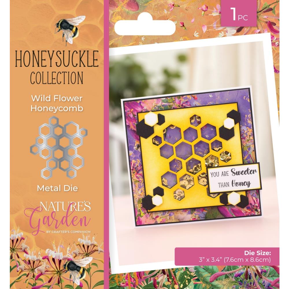 Crafter's Companion Wild Flower Honeycomb Die ng-hs-md-wfho