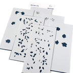 Pinkfresh Studio Vines And Roses Stencils 241324