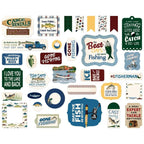 Carta Bella Gone Fishing Ephemera cbgf374024 Detailed Product View