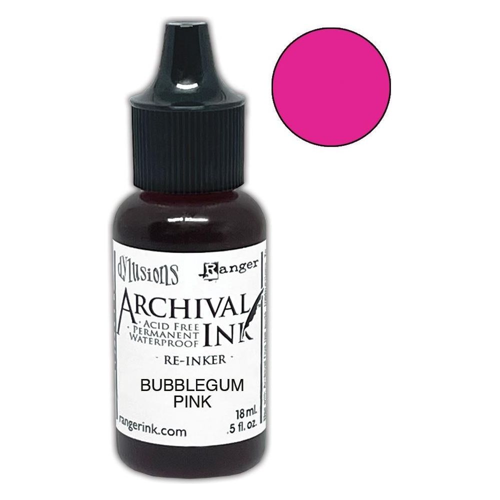 Ranger Dylusions Bubblegum Pink Archival Reinker Dyan Reaveley ard51183
