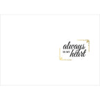 Crafter’s Companion 5 x 7 Foiled Everyday Insert Pad cc-foil-inpad Always In My Heart