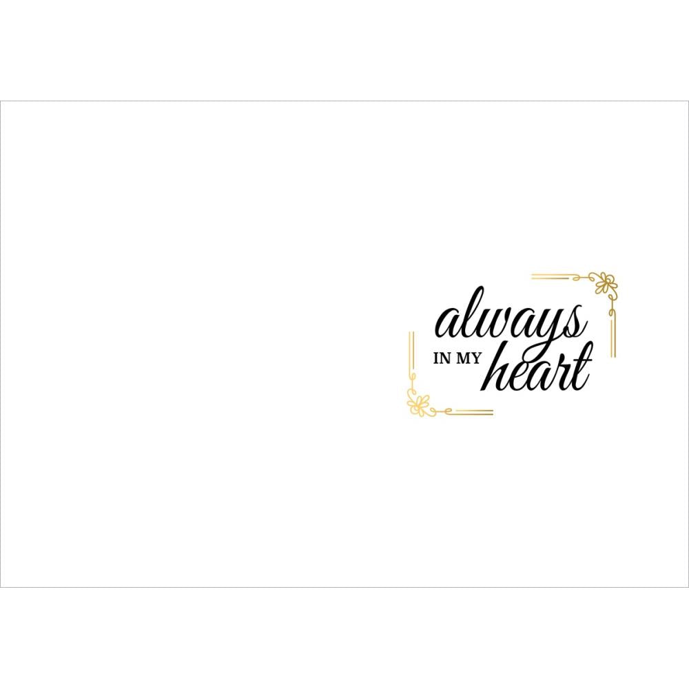 Crafter’s Companion 5 x 7 Foiled Everyday Insert Pad cc-foil-inpad Always In My Heart