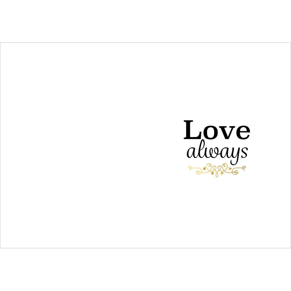 Crafter’s Companion 5 x 7 Foiled Everyday Insert Pad cc-foil-inpad Love Always