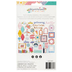 American Crafts Paige Evans Adventurous Chipboard Die-Cuts 34031893 back
