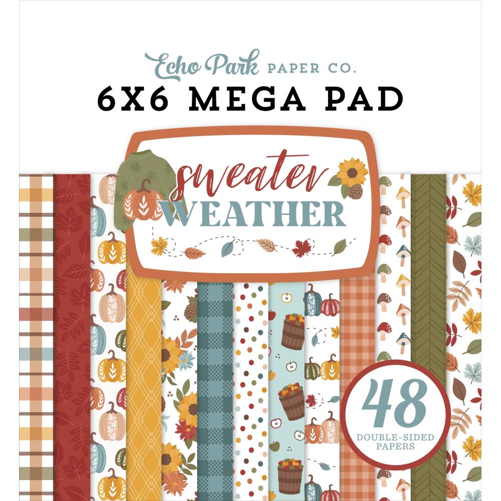 Echo Park Sweater Weather 6 x 6 Mega Paper Pad sw381031*