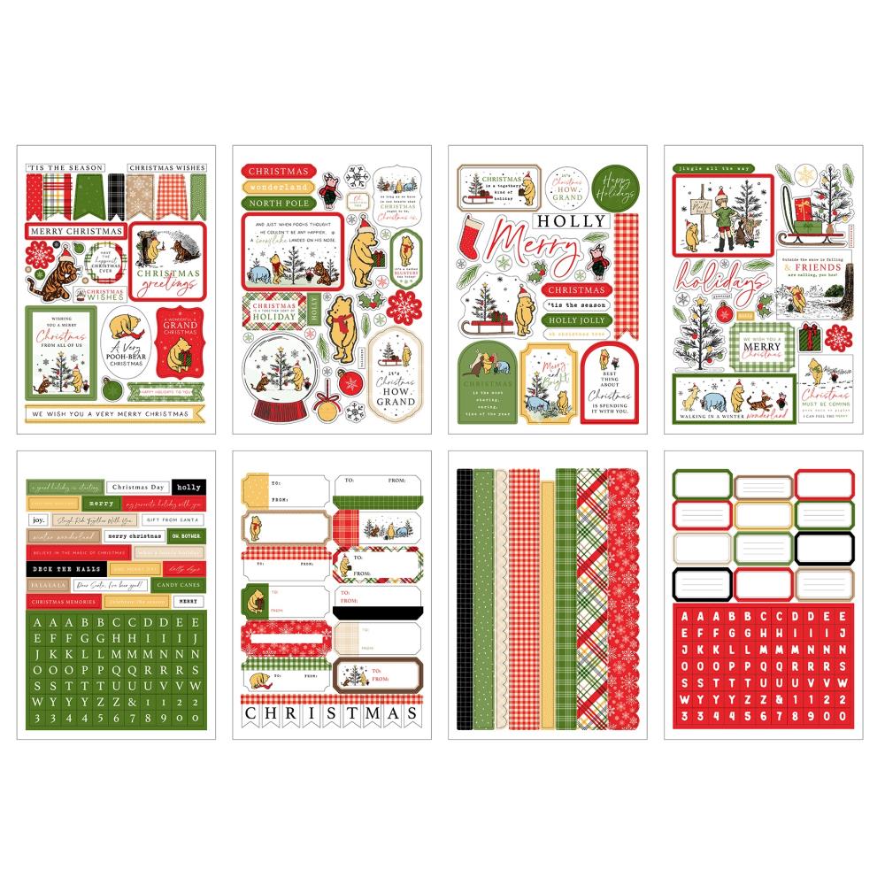 Echo Park Winnie The Pooh Christmas Sticker Book wpc386029 Detailed Product Images