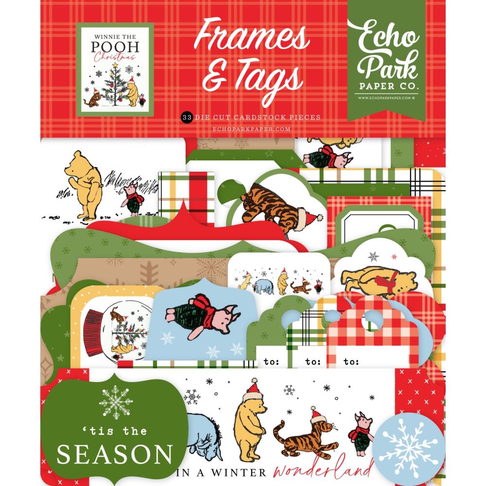 Echo Park Winnie The Pooh Christmas Frames And Tags wpc386025