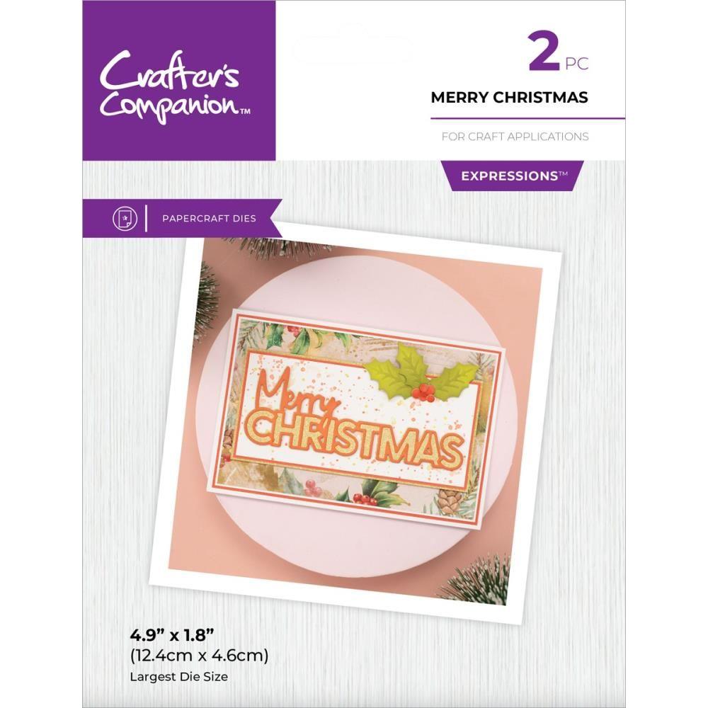 Crafter's Companion Merry Christmas Dies cc-md-exp-mech