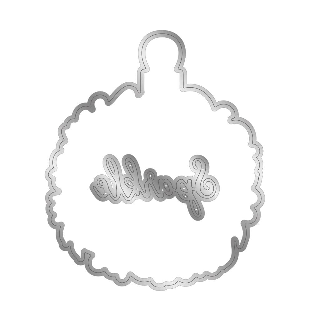 Crafter's Companion Bauble Stamp, Die, And Stencil Set cc-std-sten-baub Detailed View