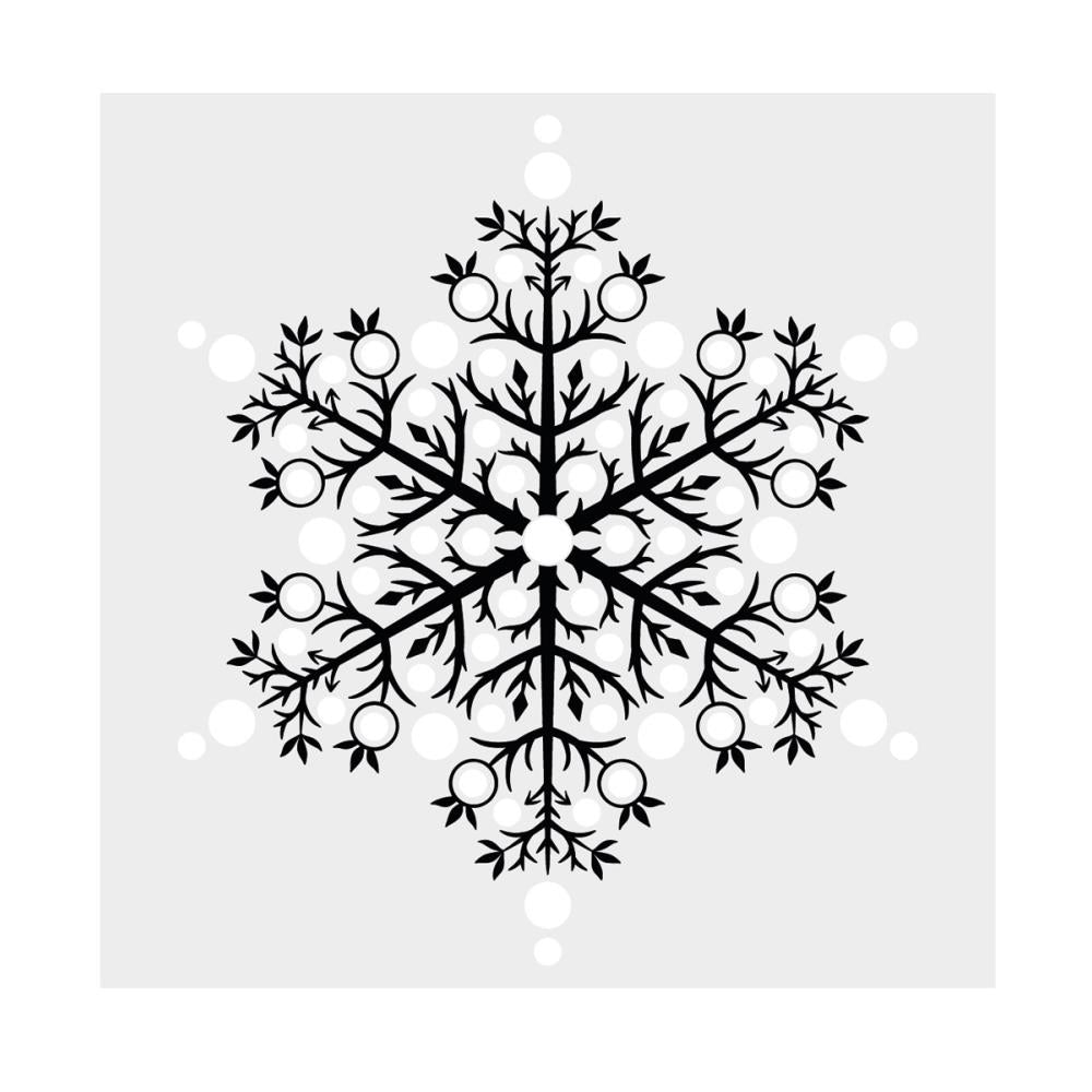 Crafter's Companion Snowflake Stamp, Die, And Stencil Set cc-std-sten-snf Alternate View