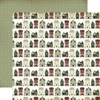 Carta Bella A Vintage Christmas 12 x 12 Collection Kit cbvc384016 Christmas Village