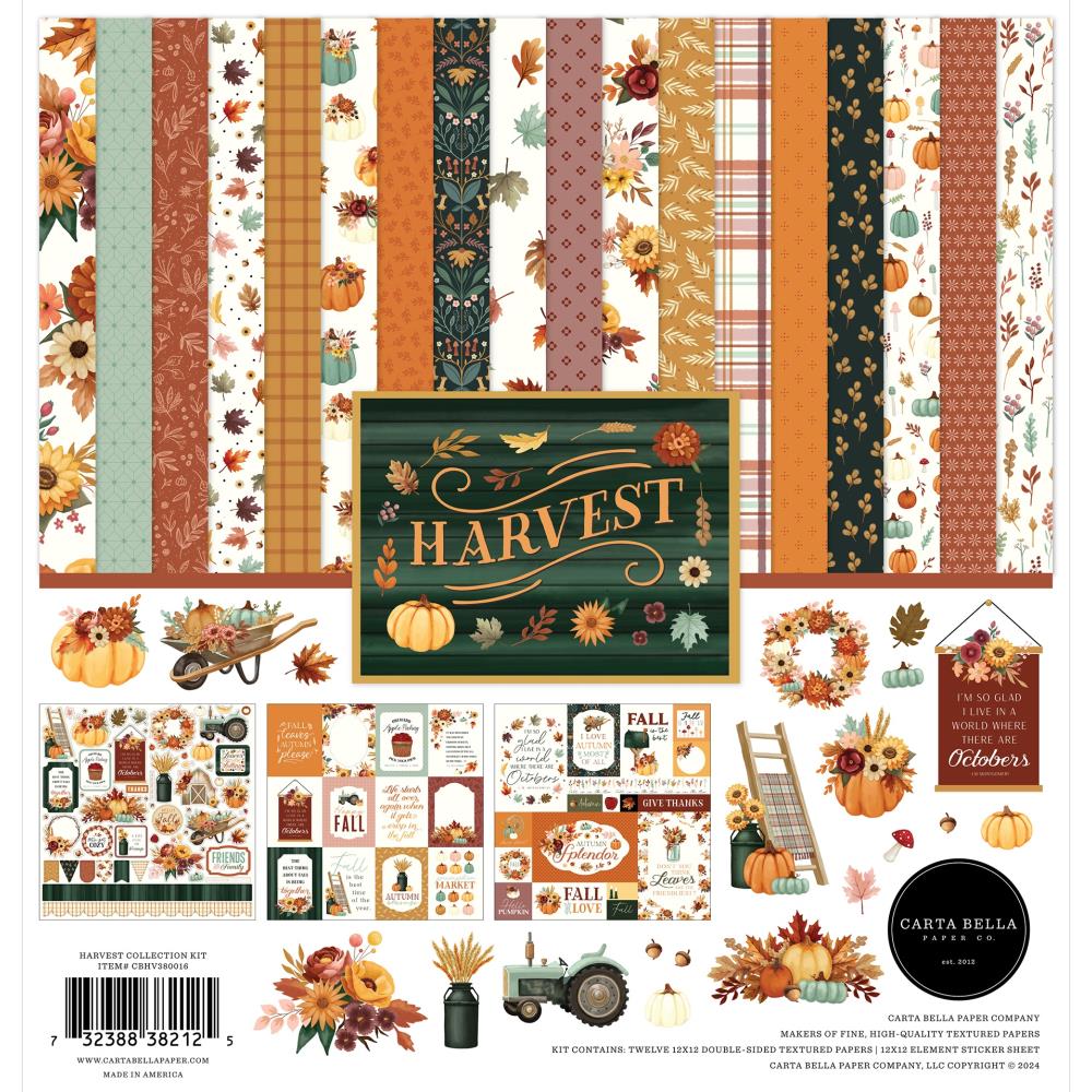 Carta Bella Harvest 12 x 12 Collection Kit cbhv380016