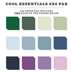 Echo Park Cool Essentials 6 x 6 Paper Pad coe394023 Detailed Product Image